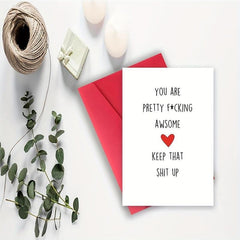 Funny Thank You Card For Him Her Colleague Boyfriend Girlfriend