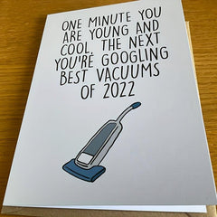 Funny Birthday Card For Friends - Vacuums