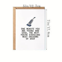 Funny Birthday Card For Friends - Vacuums