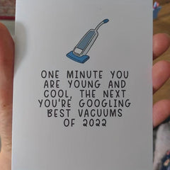 Funny Birthday Card For Friends - Vacuums