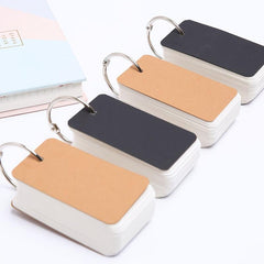 Coil Buckle Word Card Vocabulary Notebook