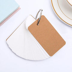 Coil Buckle Word Card Vocabulary Notebook