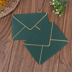 50pcs Pack Invitation Envelopes, 5 Colors A7 Size V-flap Envelopes