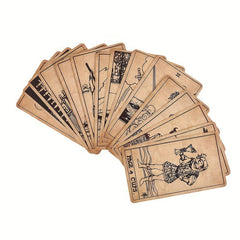 Knight Tarot Holiday Divination Card w/ QR Code Instructions