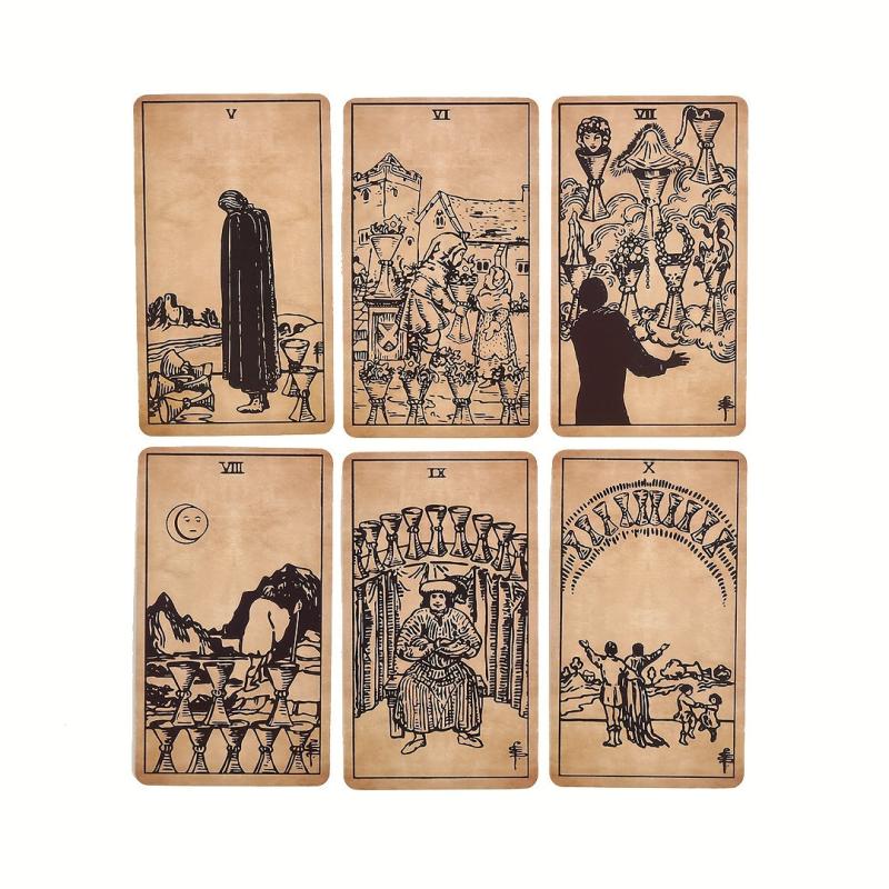 Knight Tarot Holiday Divination Card w/ QR Code Instructions