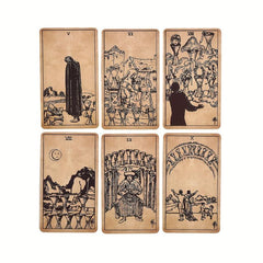 Knight Tarot Holiday Divination Card w/ QR Code Instructions