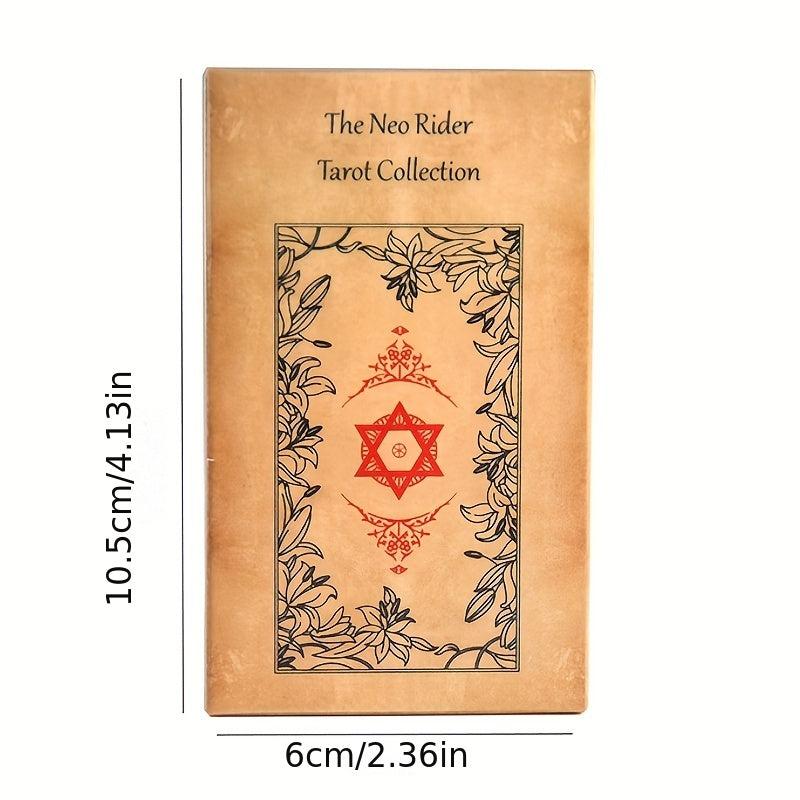 Knight Tarot Holiday Divination Card w/ QR Code Instructions