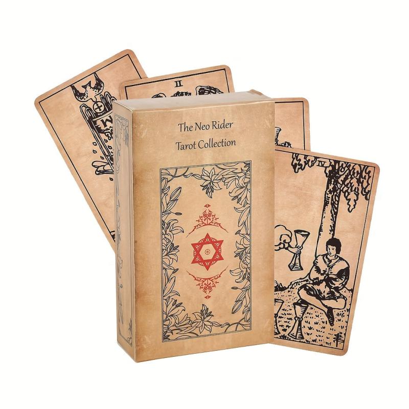 Knight Tarot Holiday Divination Card w/ QR Code Instructions
