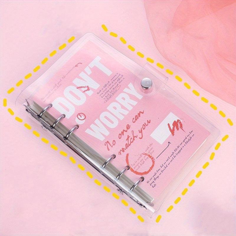Pink Purple Red Flipbook Notebook A6 Size 80 Sheets