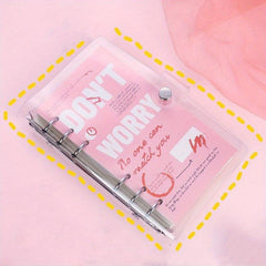Pink Purple Red Flipbook Notebook A6 Size 80 Sheets