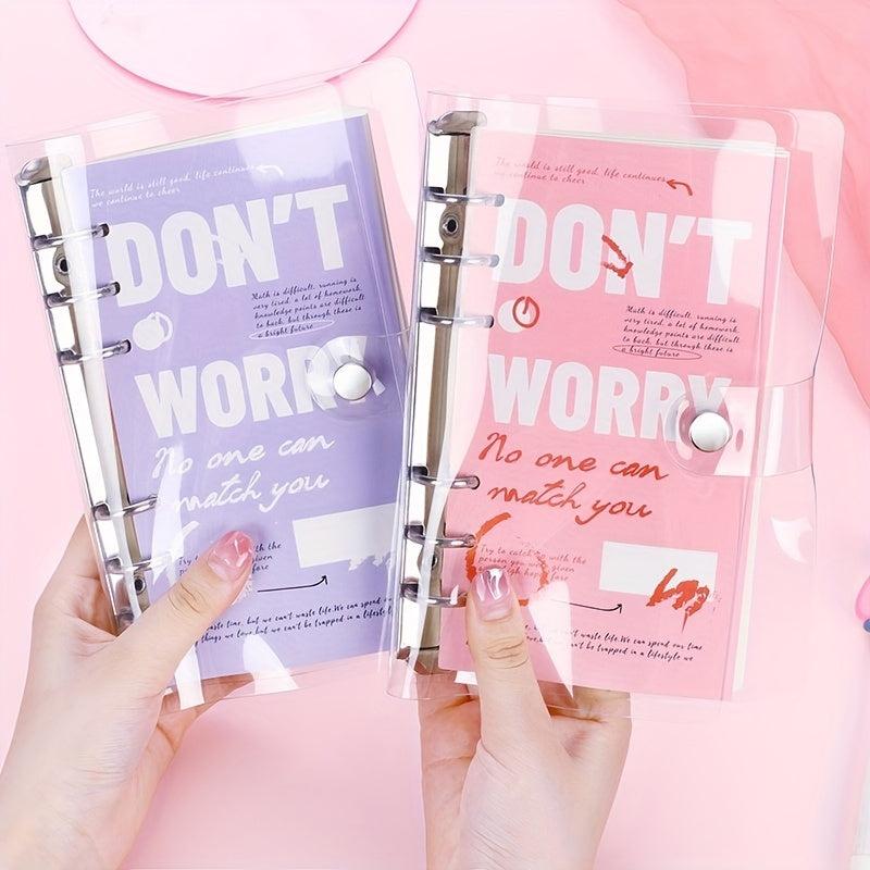 Pink Purple Red Flipbook Notebook A6 Size 80 Sheets