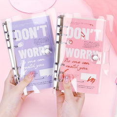 Pink Purple Red Flipbook Notebook A6 Size 80 Sheets