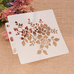 5pcs Flower Stencils for Drawing and Masking