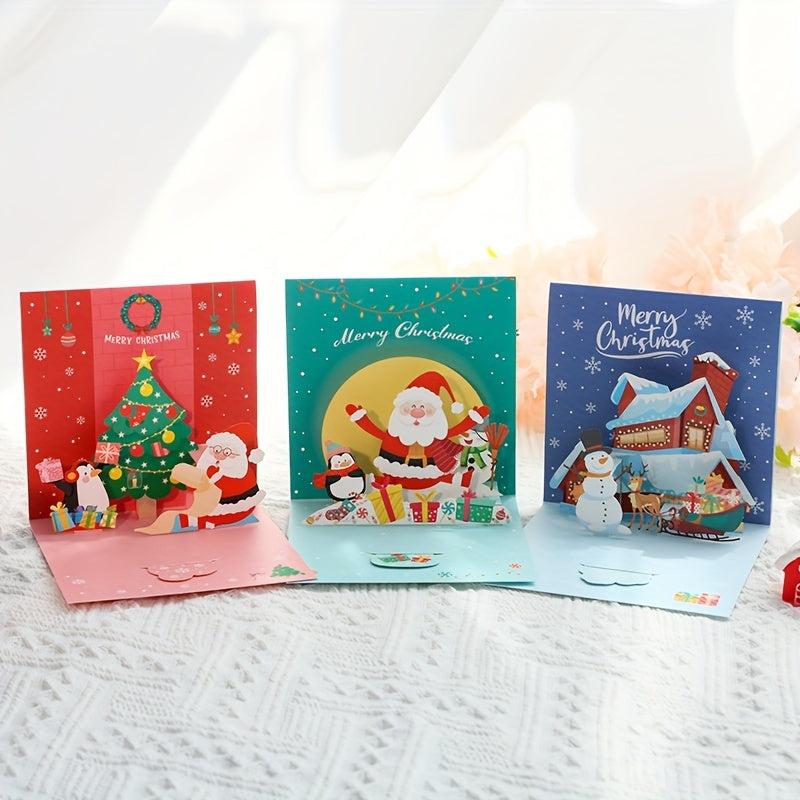 3D Christmas Greeting Card Creative Christmas Gift