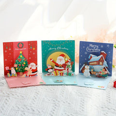 3D Christmas Greeting Card Creative Christmas Gift