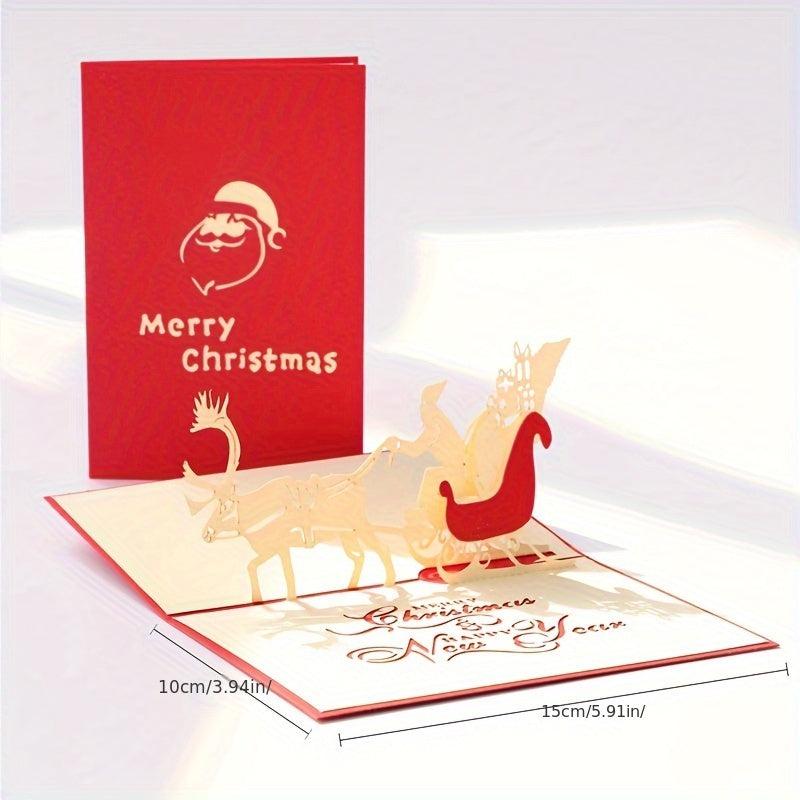 3D Christmas Greeting Card Creative Christmas Gift