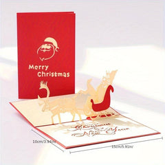 3D Christmas Greeting Card Creative Christmas Gift
