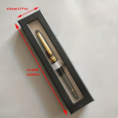 Metal Jewelry Ballpoint Pens with Liquid Ink & Storage Case