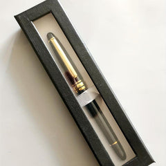 Metal Jewelry Ballpoint Pens with Liquid Ink & Storage Case