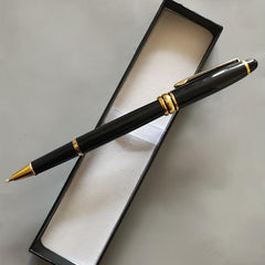 Metal Jewelry Ballpoint Pens with Liquid Ink & Storage Case