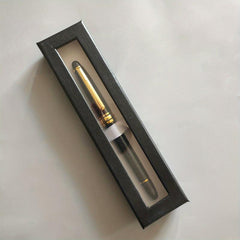 Metal Jewelry Ballpoint Pens with Liquid Ink & Storage Case