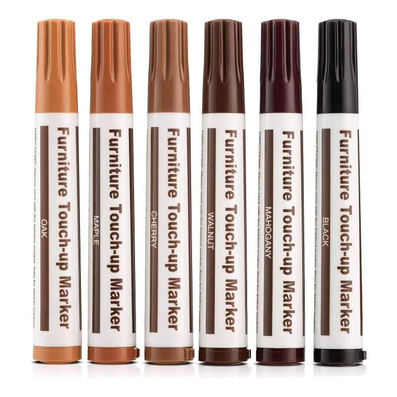 Furniture Repair Kit 13pcs Wax Sticks Markers Restore Wood Stains Scratches