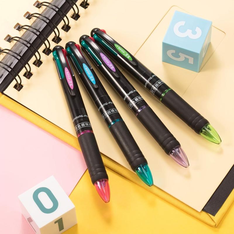 12pcs Retractable Pens 0.7mm 4 Colors Gel BallPoint Pens for Nurses Kids Office