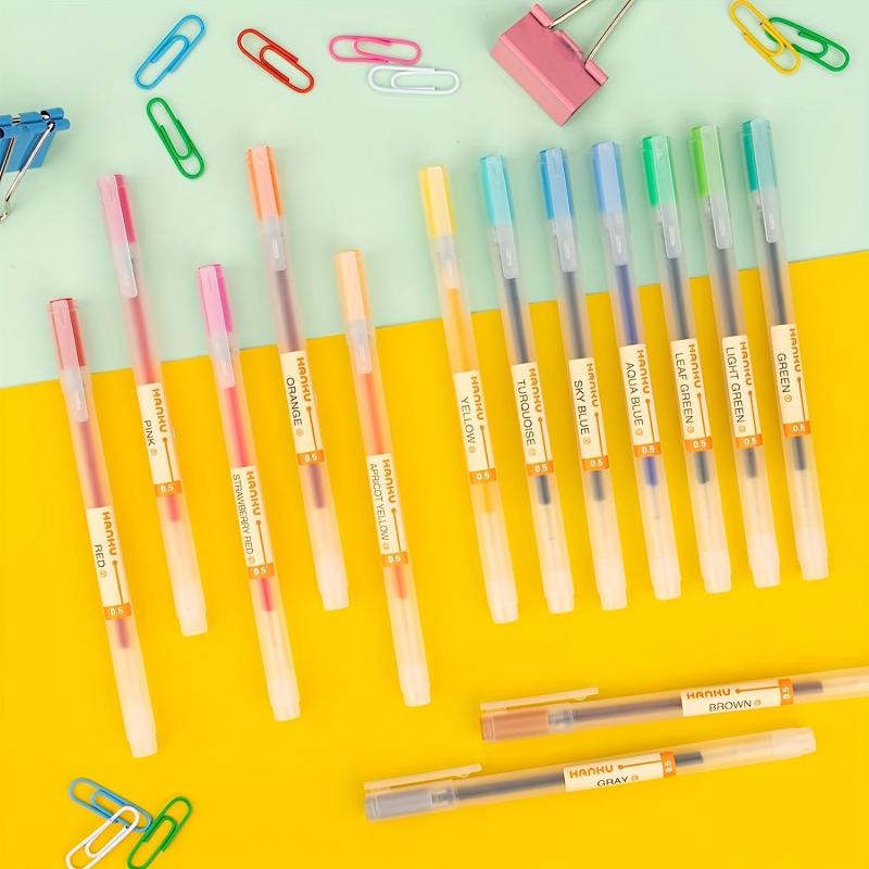Gel Ink Pen Fine Point 0.5mm 12 Packs