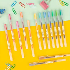 Gel Ink Pen Fine Point 0.5mm 12 Packs