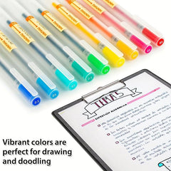 Gel Ink Pen Fine Point 0.5mm 12 Packs
