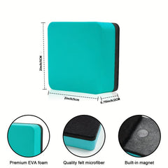 48 Pack Mini Magnetic Whiteboard Dry Erasers Chalkboard Cleaner