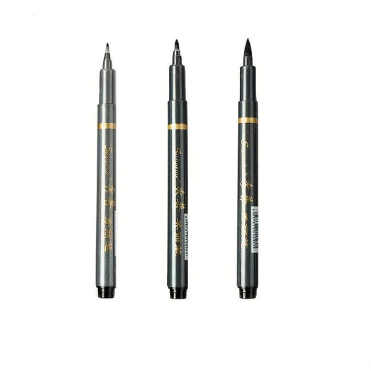 3pcs Calligraphy Hand Lettering Pens Set Art Drawing Sketching