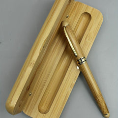 Bamboo Ballpoint Pen with Storage Box
