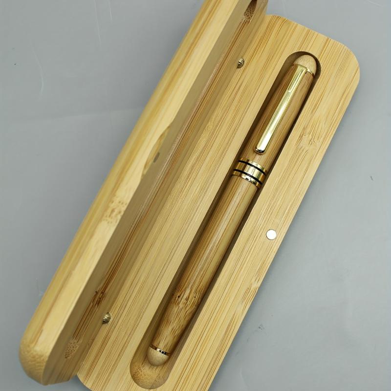 Bamboo Ballpoint Pen with Storage Box
