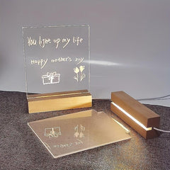 Acrylic Message Board Night Light DIY Kit