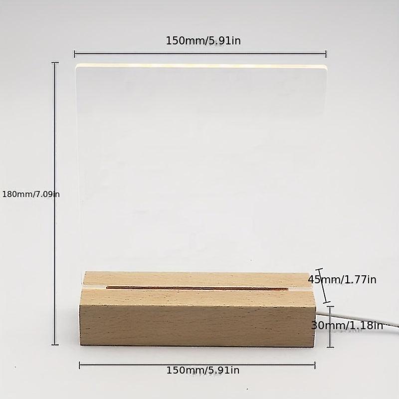 Acrylic Message Board Night Light DIY Kit