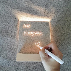 Acrylic Message Board Night Light DIY Kit