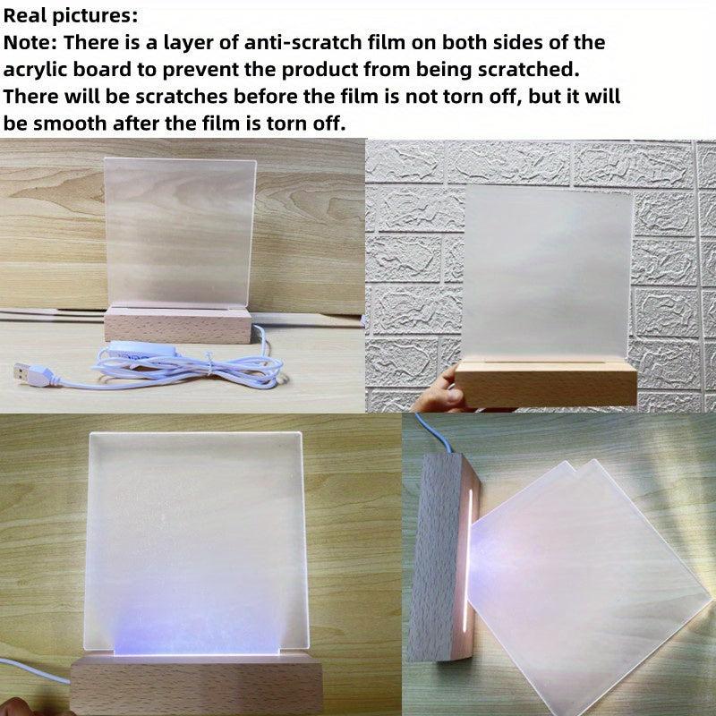 Acrylic Message Board Night Light DIY Kit