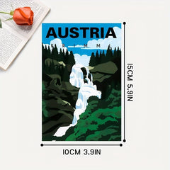 50pcs Vintage Travel Posters Collage Kit for Urban Travelers Teens