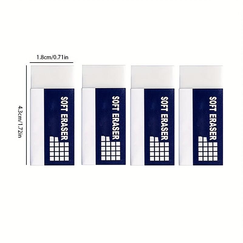 5 Packs of Pencils and Large Erasers for School, Office, and Art