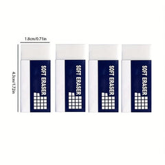 5 Packs of Pencils and Large Erasers for School, Office, and Art
