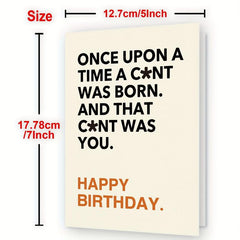 Funny Happy Birthday Card For Friends Her Him Women Men Birthday