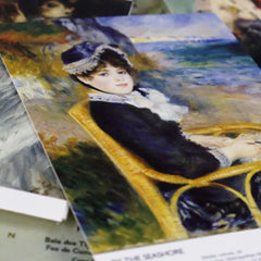 30pcs Renoir Postcards Greeting Cards Pack Office Messages