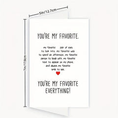 Anniversary Card For Husband Birthday Card For Boyfriend