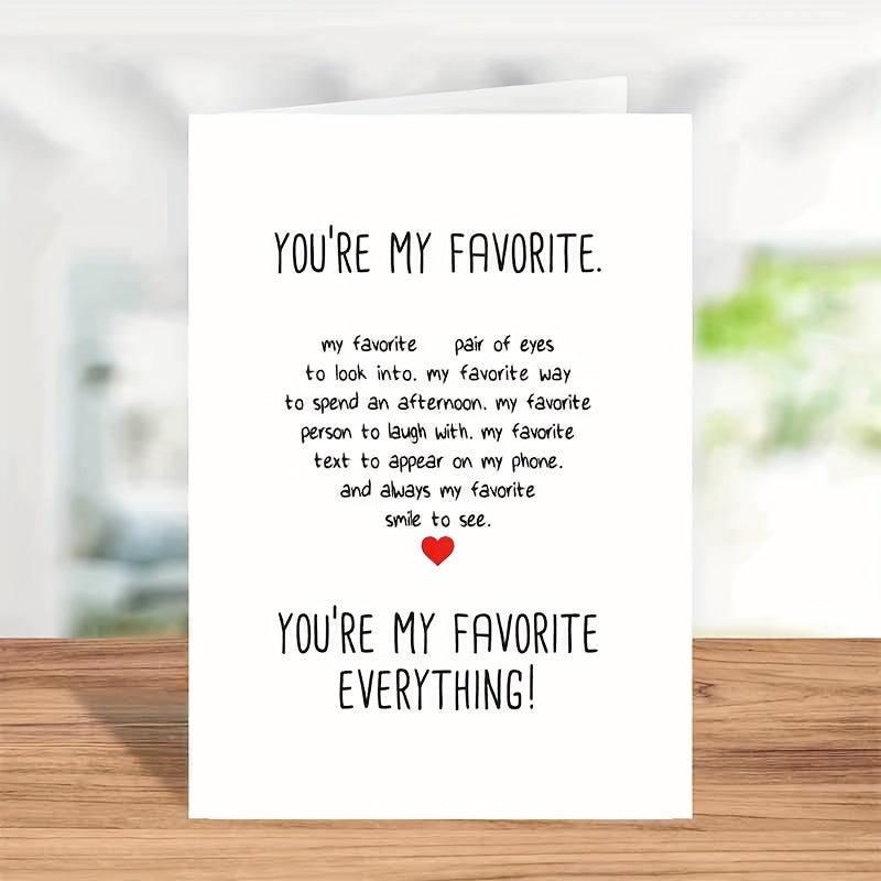 Anniversary Card For Husband Birthday Card For Boyfriend