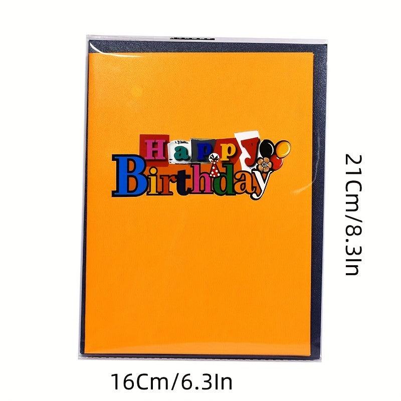 Happy Birthday 3D Pop Up Card for Mom Dad Wife Sister Friends