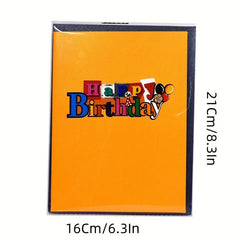 Happy Birthday 3D Pop Up Card for Mom Dad Wife Sister Friends