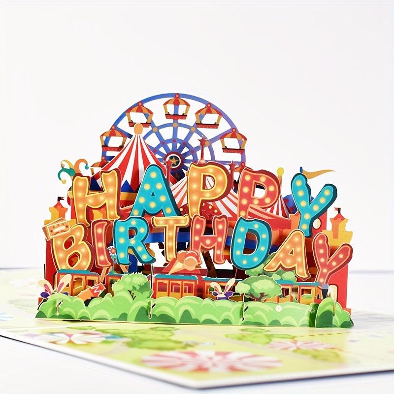 Happy Birthday 3D Pop Up Card for Mom Dad Wife Sister Friends