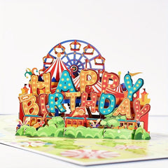 Happy Birthday 3D Pop Up Card for Mom Dad Wife Sister Friends