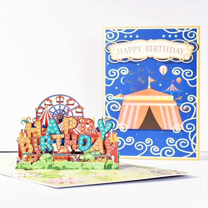 Happy Birthday 3D Pop Up Card for Mom Dad Wife Sister Friends